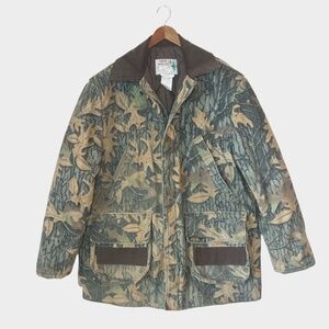 Vintage Golden Retriever Golden Bry Sportswear Trail Cover Camo Hunting Jacket